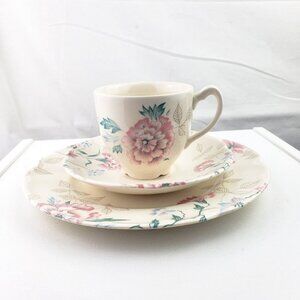 Johnson Brothers Lynton England Plate Saucer Tea Cup
